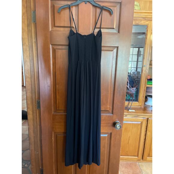 Reformation cropped ankle wide leg jumpsuit size 10 - Picture 7 of 7